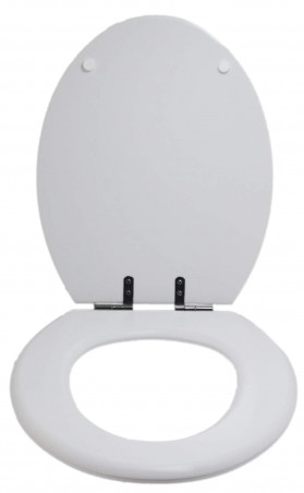 Abattant pour wc Courchevel de chez SELLES, blanc