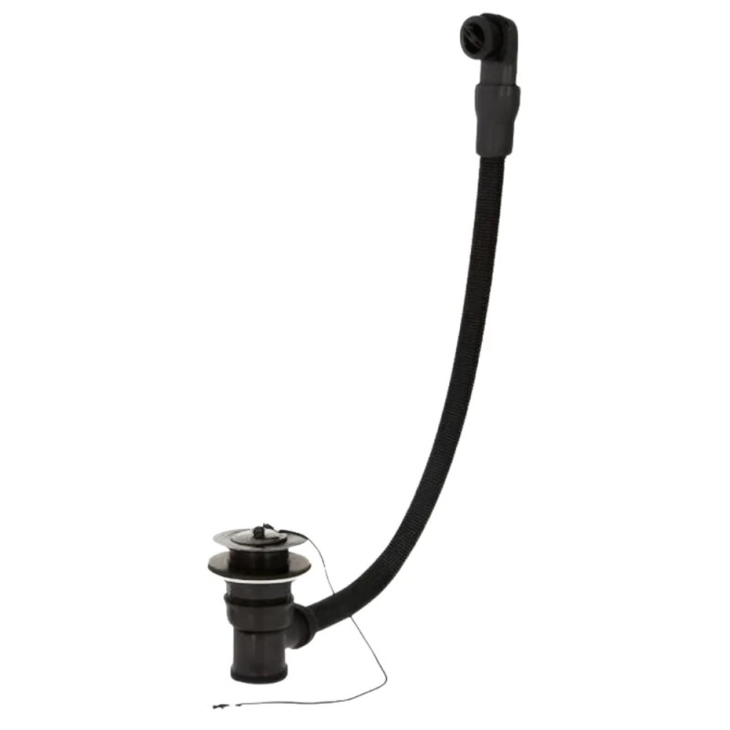 Zwarte afvoer met plug voor laboratoriumgootsteen 5705