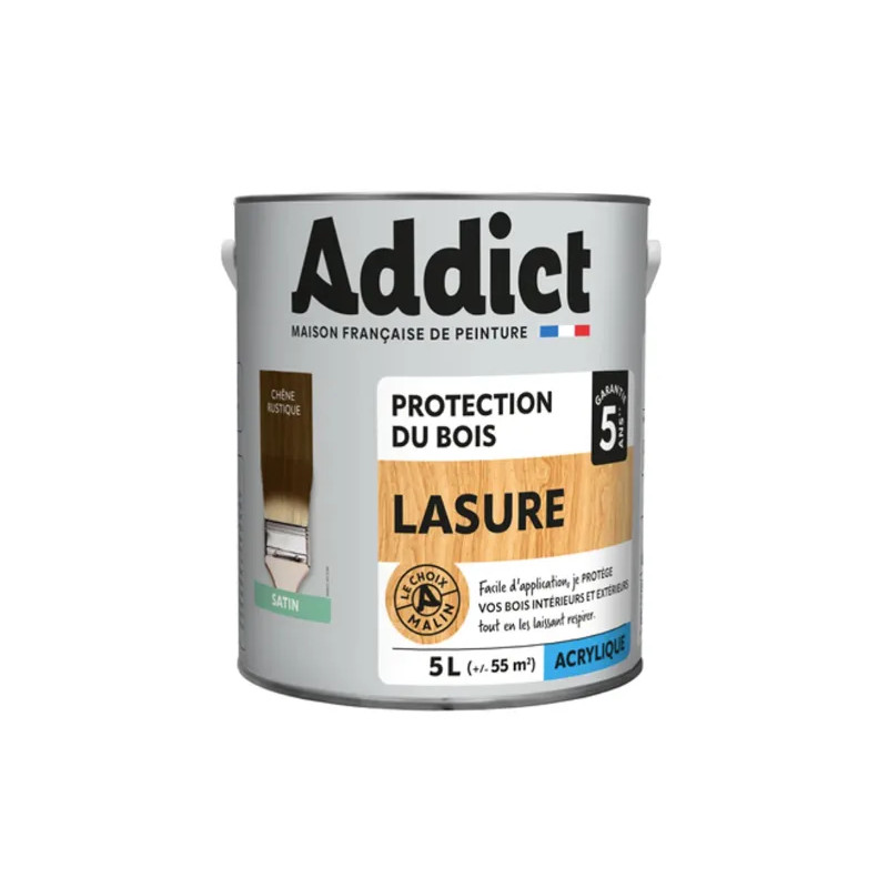 Acrylbeits 0.75L, rustieke eik.