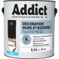 Matzwarte acrylverf voor muren en houtwerk 2.5L.