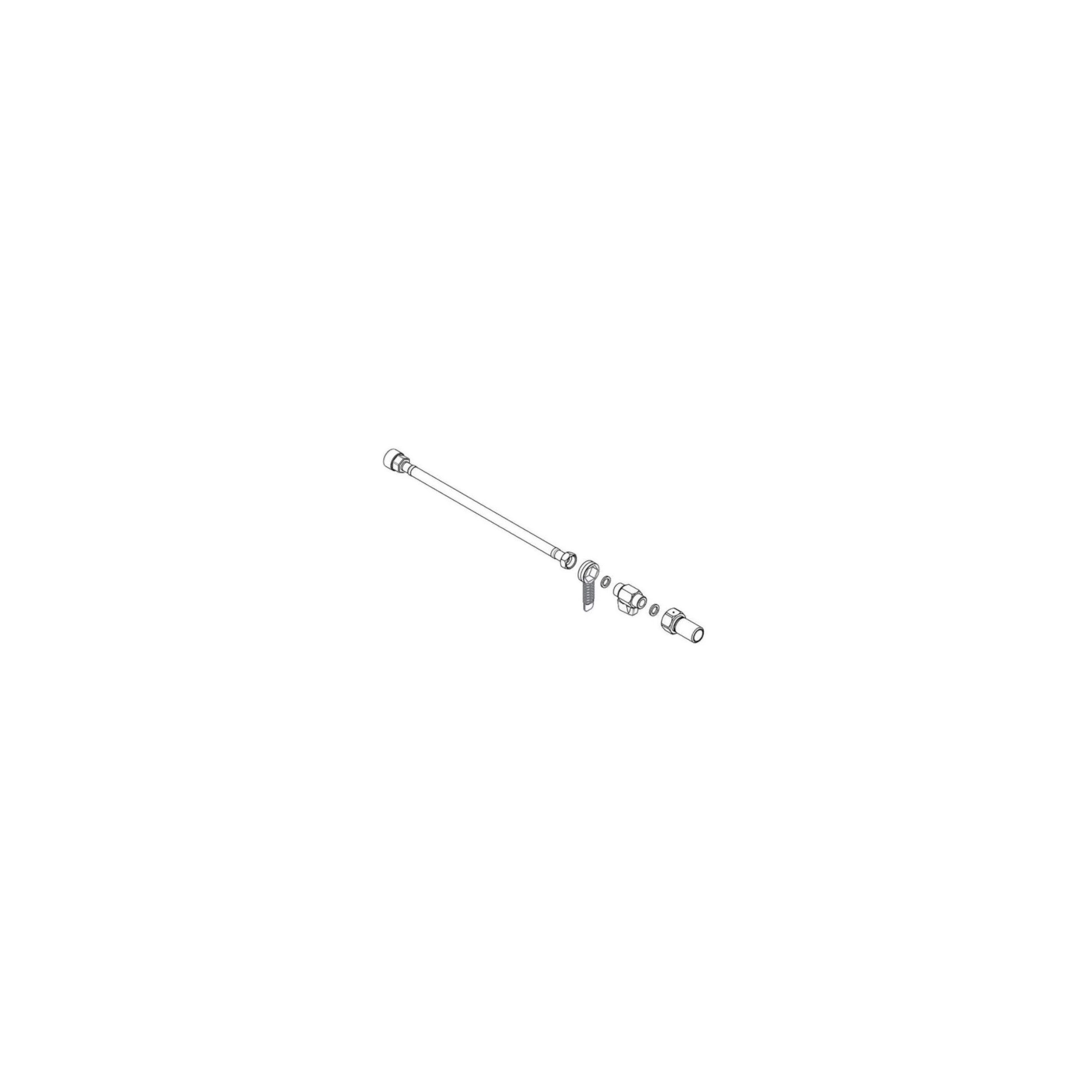 WISA Flexible D'Alimentation 12 Mm – Tuyau De Remplacement Pour Système Hydraulique