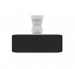 Rechteckige Duschrinne ULTRAFLAT NEW mit mattschwarzer Ablaufabdeckung 19,5 x 5 cm