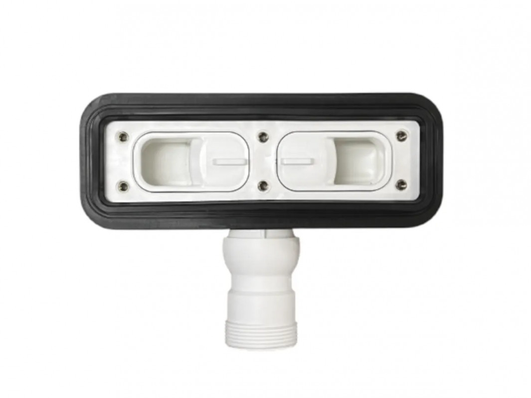 ULTRAFLAT NEW rectangular shower drain with matte black drain cover 19. ...