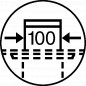 Roestvrijstalen rooster 100 x 100 mm Viega douchedrain