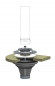 Spoelbakafvoer zonder overloopbuis roestvrij staal diameter 121 mm voor gat diameter 90 mm