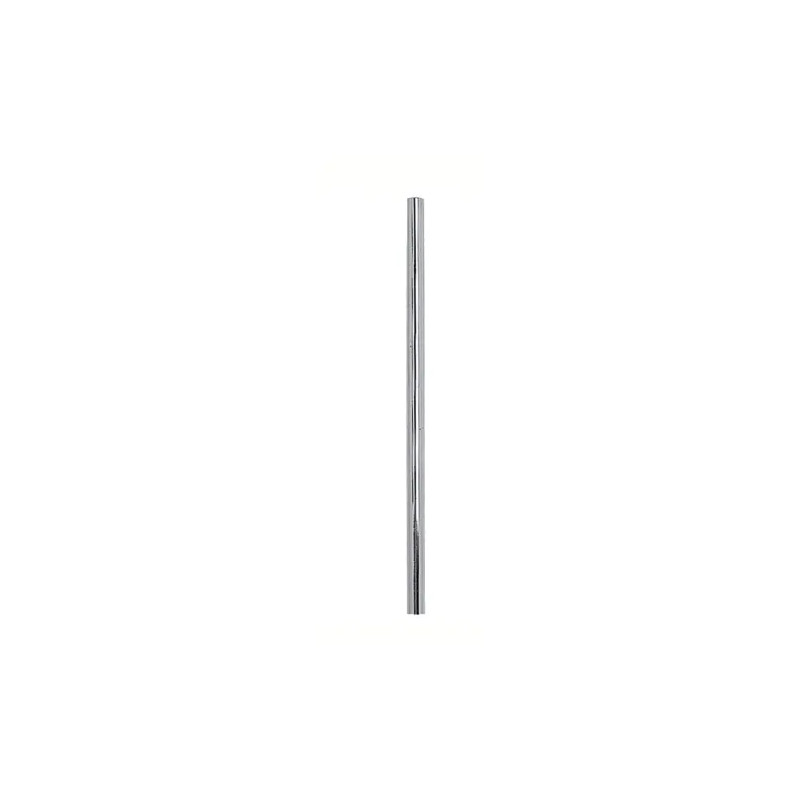 Enkele verchroomde messing staaf, diameter 15 mm, lengte 900 mm.