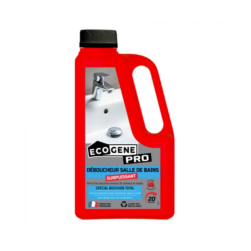 Déboucheur WC surpuissant pro, 1L. Déboucheur WC surpuissant pro, 1L.