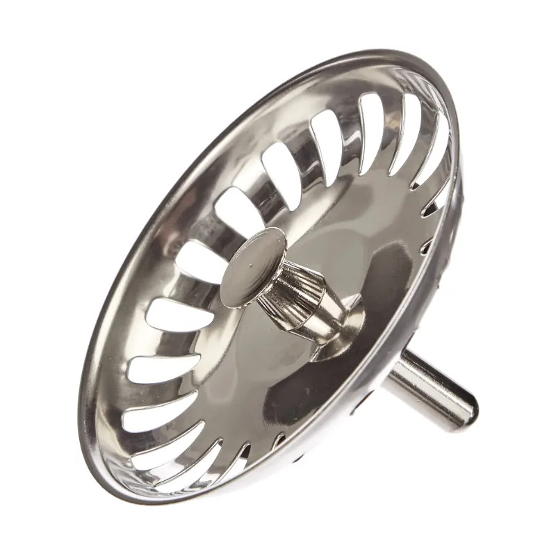 Verwijderbare roestvrijstalen gootsteenkorf, diameter 84 mm, 20 gaten.