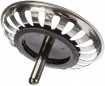 Verwijderbare roestvrijstalen gootsteenkorf, diameter 84 mm, 20 gaten.