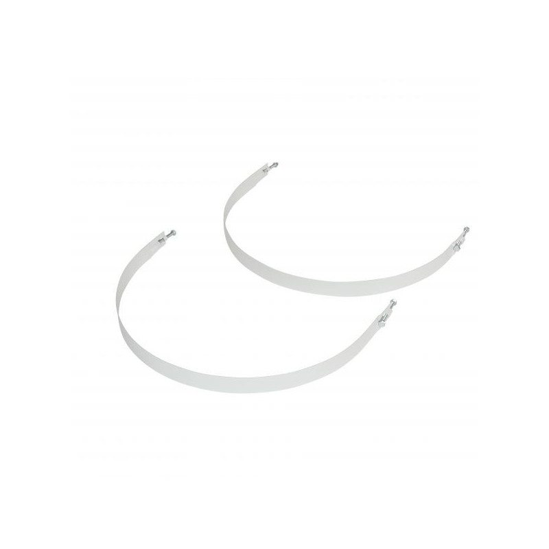 Kit de cerclage pour chauffe-eau horizontal diamètre 570mm, 2 pièces. Kit de cerclage pour chauffe-eau horizontal diamètre 570mm, 2 pièces.