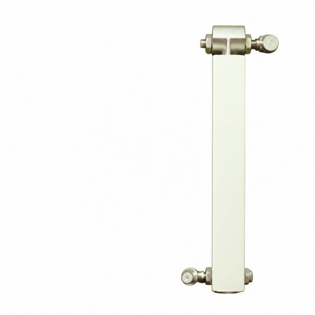 White aluminum cast central heating 1 element KLASS 600, 132w GLOBAL 1xKLASS600B - Image 4/4
