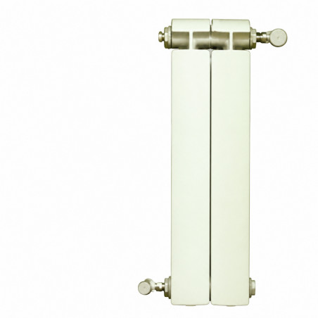 Centrale verwarming gietijzer aluminium 2 elementen wit KLASS 600, 264w GLOBAL 2xKLASS600B - Afbeelding 4/4