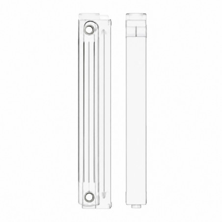 Calefacción central de fundición de aluminio 6 elementos blanca KLASS 600, 792w GLOBAL 6xKLASS600B - Imagen 3/5