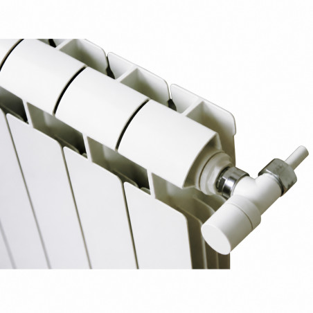Calefacción central de fundición de aluminio 7 elementos blanca KLASS 600, 924w GLOBAL 7xKLASS600B - Imagen 4/5