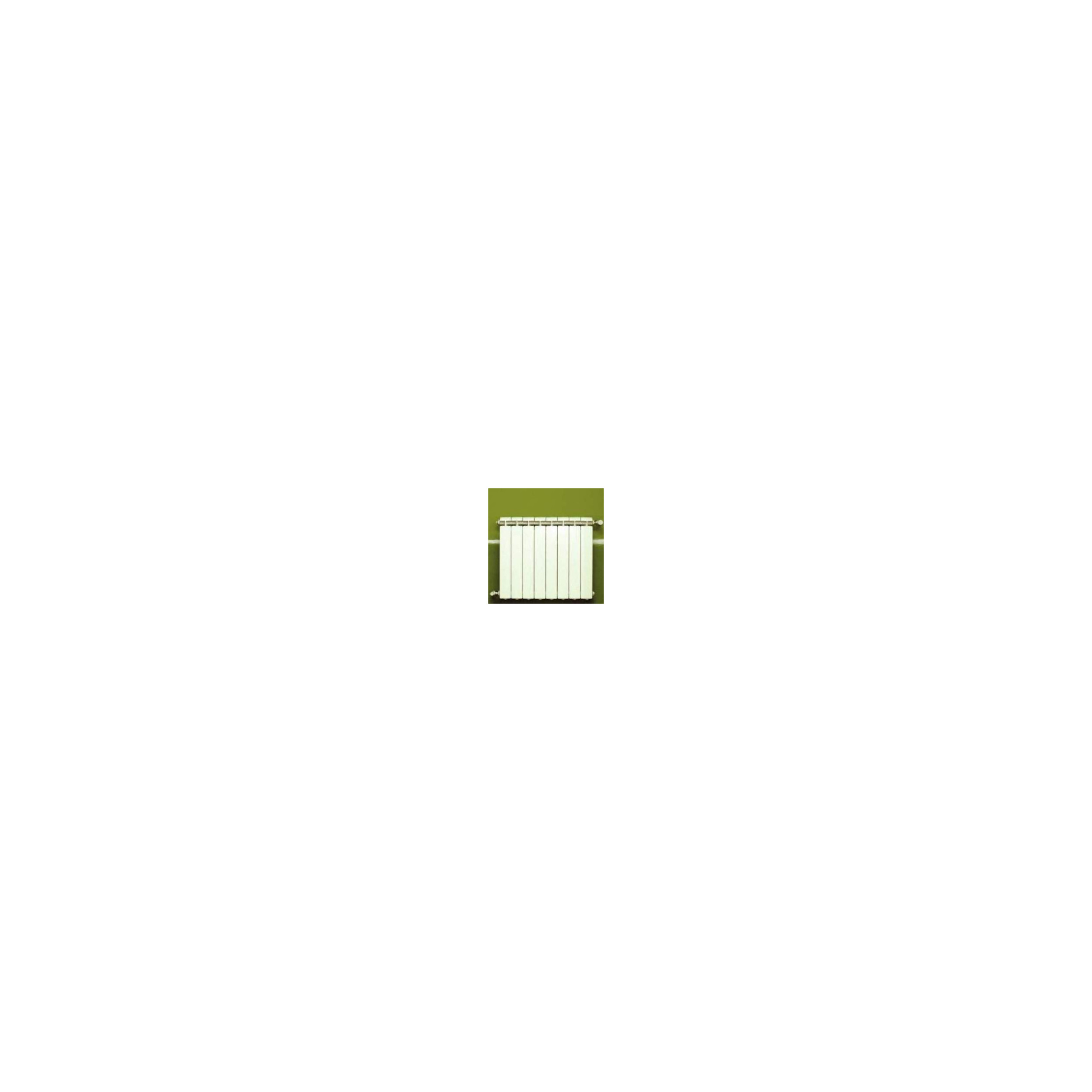 8-element white cast aluminium KLASS 600 central heater, 1056w