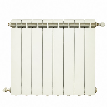 White aluminum cast central heating 8 elements KLASS 600, 1056w GLOBAL 8xKLASS600B - Image 5/5