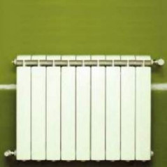 KLASS 600 white 9-element cast aluminium central heater