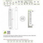 Calefactor central KLASS 600 de fundición de aluminio, 10 elementos, blanco, 1320w