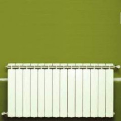 KLASS 600 14-element white cast aluminium central heater, 1848w