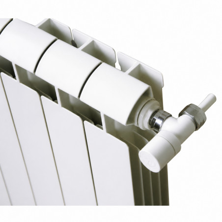 White aluminum cast central heating 3 elements KLASS 350, 255w GLOBAL 3xKLASS350B - Image 4/4
