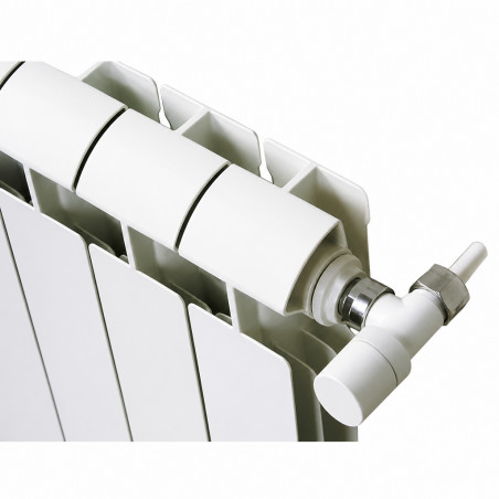 Riscaldamento centrale in ghisa alluminio 7 elementi bianco KLASS 350, 595w GLOBAL 7xKLASS350B - Immagine 4/4