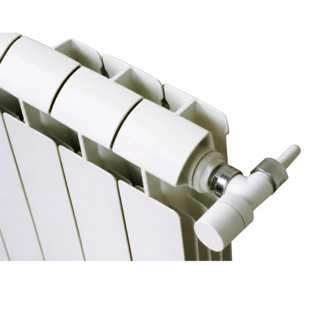 Centrale verwarming gietijzer aluminium 11 elementen wit KLASS 350, 935w GLOBAL 11xKLASS350B - Afbeelding 4/4