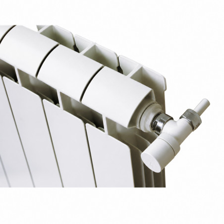Centrale verwarming gietijzer aluminium 12 elementen wit KLASS 350, 1020w GLOBAL 12xKLASS350B - Afbeelding 4/4