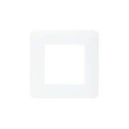 Placa de cubierta 1 poste Blanco Brillante - DEBFLEX - Référence fabricant : 742001