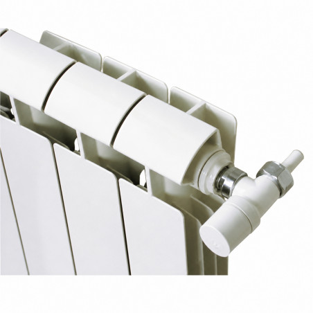 Centrale verwarming gietijzer aluminium 6 elementen wit KLASS 500, 696w GLOBAL 6xKLASS500B - Afbeelding 4/4
