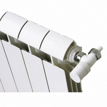 Calefacción central de fundición de aluminio 2 elementos blanco KLASS 700, 296w GLOBAL 2xKLASS700B - Imagen 4/5