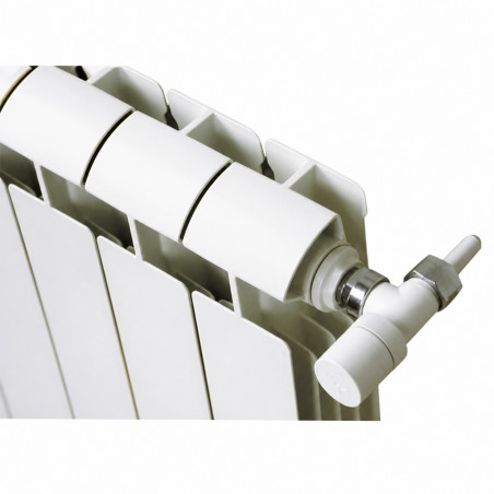 Calefacción central de fundición de aluminio 4 elementos blanca KLASS 700, 592w GLOBAL 4xKLASS700B - Imagen 4/5
