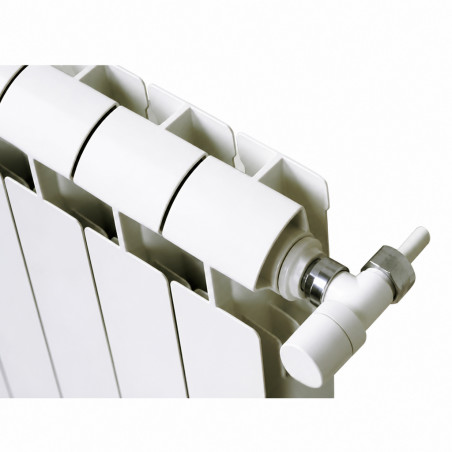 Calefacción central de fundición de aluminio 5 elementos blanca KLASS 700, 740w GLOBAL 5xKLASS700B - Imagen 4/5