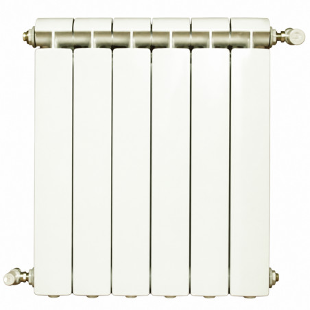 Calefacción central de fundición de aluminio 6 elementos blanca KLASS 700, 888w GLOBAL 6xKLASS700B - Imagen 4/5
