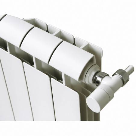 Centrale verwarming gietijzer aluminium 8 elementen wit KLASS 700, 1184w GLOBAL 8xKLASS700B - Afbeelding 4/5