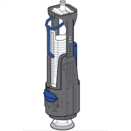Single bell for Geberit toilet flush mechanism type 240 (formerly impulse 230)