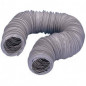 Grijze flexibele pvc-buis diameter 125 mm, lengte 6 meter Grijze flexibele pvc-buis diameter 125 mm, lengte 6 meter