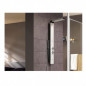 Dune hydromassage douchekolom, multi-jet, aluminium en zwart