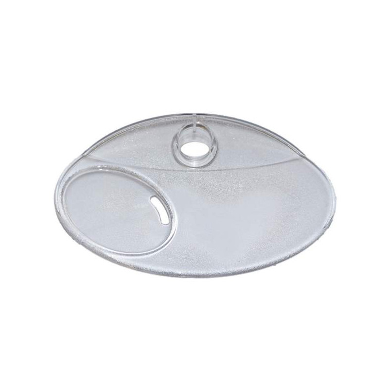 Kristallen zeepbakje voor douchestang van 22 mm diameter
