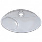 Kristallen zeepbakje voor douchestang van 22 mm diameter