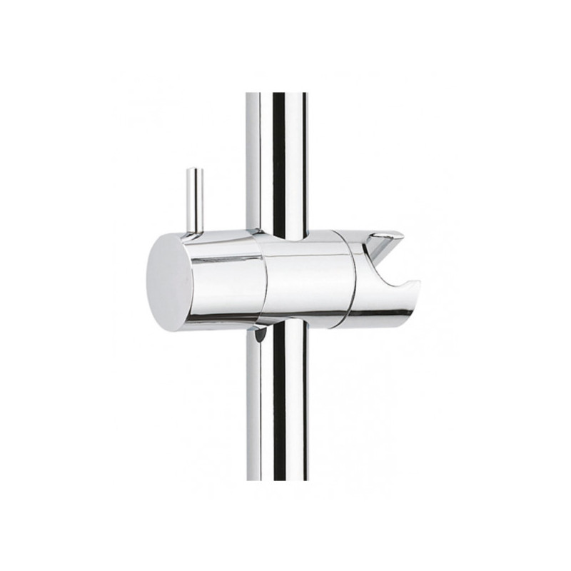 Verstelbare schuif, design douchekophouder voor 18 mm diameter douchestang, verchroomd ABS