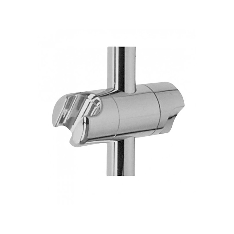 Verstelbare glijstang, handdouchehouder voor douchestang van 22 mm diameter, ABS chroom