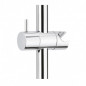 Verstelbare schuif, design douchekophouder voor douchestang, D. 25 mm, chroom ABS