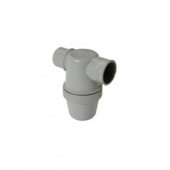 Siphon bouteille horizontal PVC diamètre 32 mm