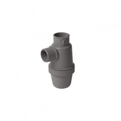 Vertical bottle siphon PVC diameter 32 mm