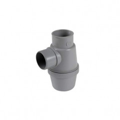 Sifone verticale per bottiglie in PVC da 50 mm di diametro