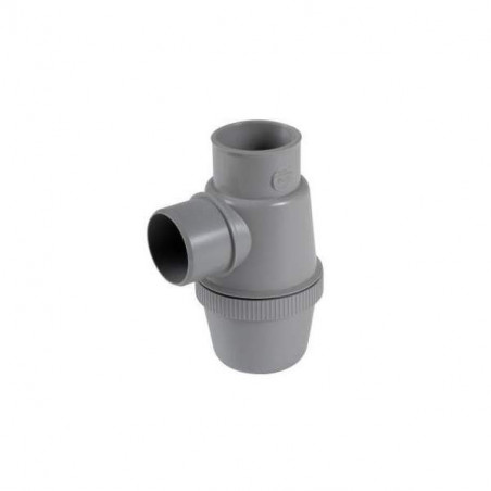 Sifone verticale per bottiglie in PVC da 50 mm di diametro
