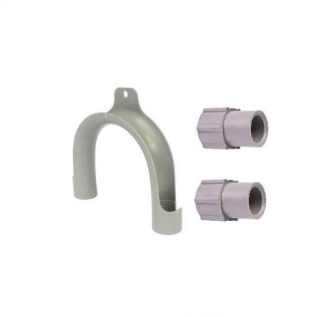 Handle and two end caps for washing machine hoses