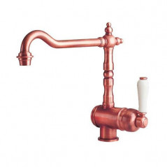 Retro sink mixer, old copper style spout