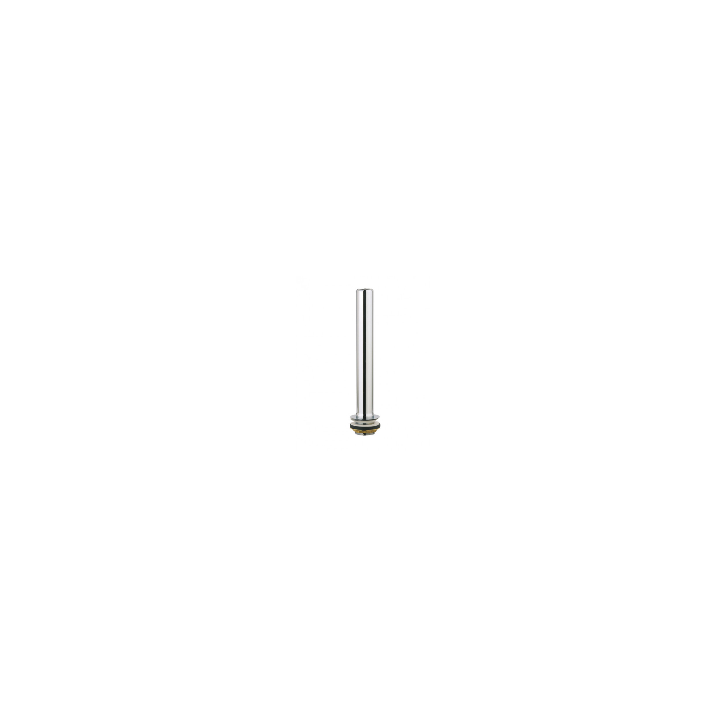 Overflow tube for sink, D. 50 mm, depth of seal 300 mm, chrome-plated brass