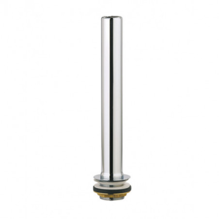 Overflow tube for sink, D. 50 mm, depth of seal 300 mm, chrome-plated brass